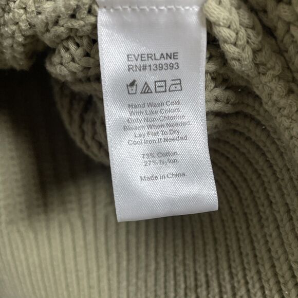 Everlane The Texture Cotton Women's Cardigan Cotton Blend Size Small Preppy - Picture 7 of 9